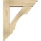 Ekena Millwork Olympic Traditional Rough Sawn Bracket w/ Offset Brace, Douglas Fir, 6"W x 22"D x 26"H BKT0604X22X26OLY01RDF - alternate 3